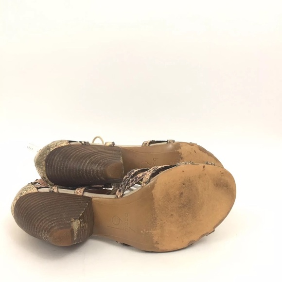 Bacio 61 Boho Chic Trono Caged Lace Up Sandals - Picture 6 of 6